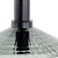 Delilo hanglamp Ø28 cm glas smoke grijs van het woonmerk Light & Living