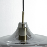 Light & Living Solly hanglamp Ø30x30 cm antiek brons/smoke glas