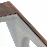 Yuki salontafel 112x70x41 cm hout/glas van het woonmerk Light&Living