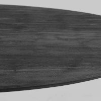 Label51 Otto eetkamertafel mangohout ø130 cm - zwart