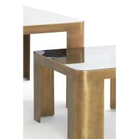 Light & Living Oxe salontafel set van 2 - antiek brons