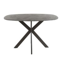 Fraaai Karla bartafel kruisframe deens ovaal - zwart/bruin