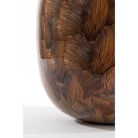 Light & Living Milos vaas deco Ø37x40 cm - bruin/licht bruin
