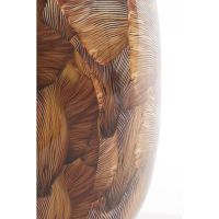 Light & Living Milos vaas deco Ø37x40 cm - bruin/licht bruin