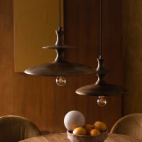 Dutchbone Cath hanglamp S - walnoot