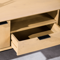 Kapur tv-meubel 140 cm mango naturel van het woonmerk Vurna