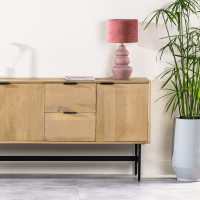 Kapur dressoir 170 cm mango naturel van het woonmerk Vurna