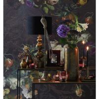 Light & Living Hartsville sidetable set van 2 - donkerbruin/brons