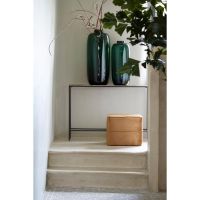 Light & Living Hartsville sidetable set van 2 - donkerbruin/brons