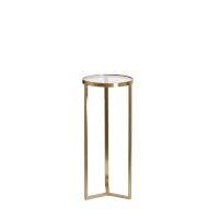 Light & Living Retiro pilaar Ø35x81 cm - glas bruin/licht goud