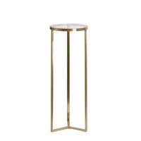 Light & Living Retiro pilaar Ø40x101 cm - glas bruin/licht goud