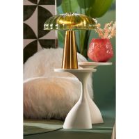 Light & Living Macau bijzettafel 40x33x61 cm - mat crème