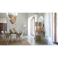 Light & Living Quenza eettafel 220x100x76 cm - mangohout naturel