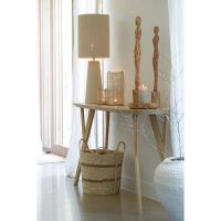 Light & Living Quenza sidetable mangohout 160x44x82 cm - naturel