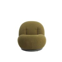 Light & Living Gumaca fauteuil bouclé - groen