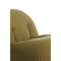 Light & Living Gumaca fauteuil bouclé - groen