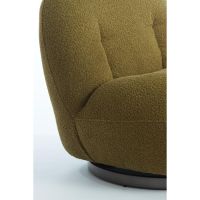 Light & Living Gumaca fauteuil bouclé - groen