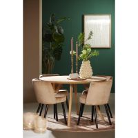 Light & Living Quenza ronde eettafel Ø120 cm mangohout - naturel