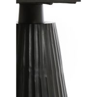 Light & Living Rianne eettafel Ø100x75 cm - taupe/mat zwart