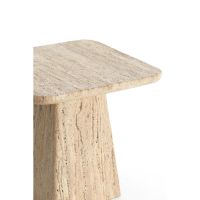 Light & Living Kepami bijzettafel - travertin zand