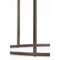 Light & Living Talca salontafel set van 2 Ø61x37+Ø76x41 cm - donkerbruin