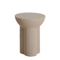 Light & Living Ossana ronde bijzettafel Ø39 cm - mat zand