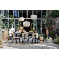 Light & Living Sjors vloerkleed 300x200 cm - olijfgroen/lichtgrijs