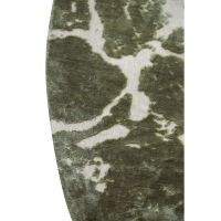 Light & Living Sjors rond vloerkleed ø200 - olijfgroen/lichtgrijs