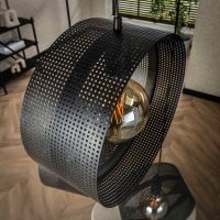 Fraaai Guus hanglamp 3L ring geperforeerd - charcoal
