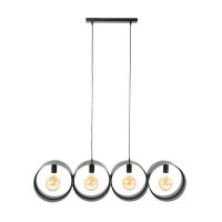 Fraaai Guus hanglamp 4L ring geperforeerd - charcoal