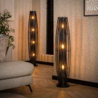 Fraaai Demi vloerlamp 120 3L - charcoal