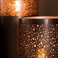 Odetta vloerlamp cilinder zwart nikkel ø25 x 90 cm van het woonmerk Fraaai