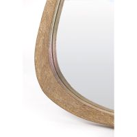Light & Living Sonora spiegel 120x5x80 cm hout mat donkerbruin