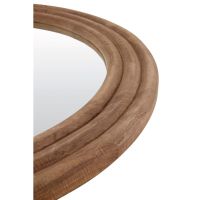 Light & Living Florion ronde spiegel - hout