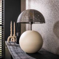 Fraaai Joann tafellamp S - natural grijs