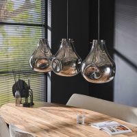 Fraaai Lydia hanglamp 3L - artic zwart