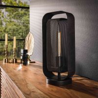 Fraaai Kasey tafellamp 1L - artic zwart