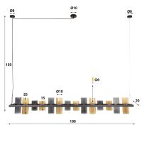 Fraaai Vali hanglamp - 14L