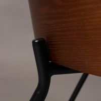 Dutchbone Rodin fauteuil beige/leer