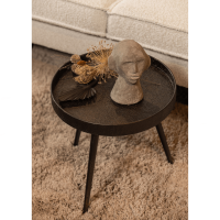 Bounds bijzettafel M hout/metaal antique goud van het woonmerk BePureHome