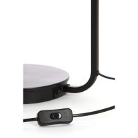 Light & Living Lyra tafellamp - naturel/mat zwart