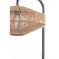 Light & Living Lyra vloerlamp Ø43x164 cm - naturel/mat zwart