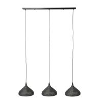 Fraaai Ganesha hanglamp zwart/bruin trechter