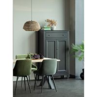 Woood Combi-Tablo eiken 220x90 cm + Alkmaar poot