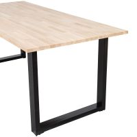 Woood Combi-Tablo eiken 220x90 cm + U-poot