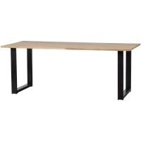 Woood Combi-Tablo eiken 220x90 cm + U-poot