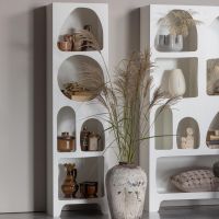 Caz vakkenkast smal - wit van het woonmerk Woood