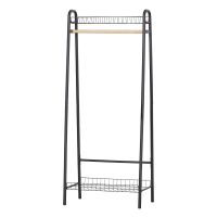Jovi kledingrek - metaal - zwart van het woonmerk Woood