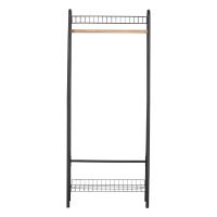 Jovi kledingrek - metaal - zwart van het woonmerk Woood