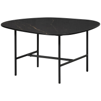 Woood Vajen salontafel marmer 70x70 cm - zwart